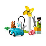 Product LEGO® DUPLO® Town: Wind Turbine and Electric Car (10985) thumbnail image