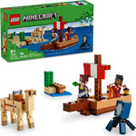 Product LEGO® Minecraft®: Το Ταξίδι του Πειρατικού Πλοίου (21259) thumbnail image