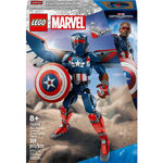 Product LEGO® Marvel: Φιγούρα Κατασκευής Νέος Κάπτεν Αμέρικα (76296) thumbnail image