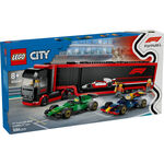 Product LEGO® City: Φορτηγό F1® με Αυτοκίνητα RB20 & AMR24 F1® (60445) thumbnail image