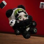 Product Λούτρινο Μπρελόκ Skullpanda Lazy Panda Plush Doll thumbnail image