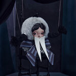 Product POP MART SKULLPANDA × Wednesday Plush (Nevermore Academy Uniform Version) thumbnail image