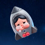 Product Φιγούρα POP MART Crybaby Crying To The Moon Sitting Series Figure Blind Bag (1pc) 1τμχ Τυχαία Επιλογή thumbnail image