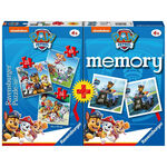 Product Επιτραπέζιο Παιχνίδι Ravensburger Memory + 3 Puzzle: Paw Patrol (20823) thumbnail image