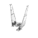 Product Star Wars Kylo Ren`s Command Shuttle 3D Metal Model thumbnail image