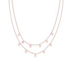 Product Κολιέ Disney Couture Mickey Mouse 90 Years Rose Gold-Plated M I C K E Y Layered Necklace thumbnail image