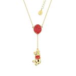 Product Disney Couture Winnie the Pooh Gold-Plated Red Crystal Balloon Necklace thumbnail image