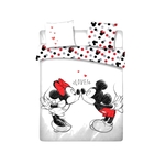 Product Disney Mickey And Minnie Kiss Cotton Duvet Cover Bed Double thumbnail image