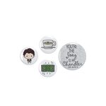 Product Friends Chandler 4 Button Badge Set thumbnail image
