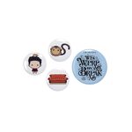 Product Friends Ross 4 Button Badge Set thumbnail image