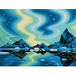 Product Σετ Ζωγραφικής Ravensburger: Creart Canvas - Northern Lights (23907) thumbnail image