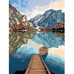 Product Σετ Ζωγραφικής Ravensburger: Creart Canvas - Lake Views (23909) thumbnail image