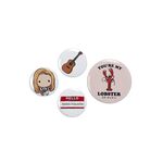 Product Friends Phoebe 4 Button Badge Set thumbnail image