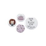 Product Friends Rachel 4 Button Badge Set thumbnail image