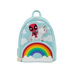 Product Loungefly Marvel Deadpool 30TH Anniversary Unicorn Rainbow Backpack thumbnail image