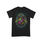 Product Harry Potter Neon Hogwarts Crest T-Shirt thumbnail image