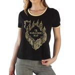 Product Harry Potter Marauders Map Women's Black T-Shirt thumbnail image