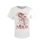 Product Disney Mulan Mushu Vintage White Ladies T-shirt thumbnail image