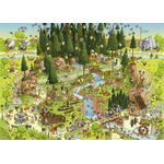 Product Puzzle 29638 St Funky Zoo Black Forest Habitat 1000 Pieces thumbnail image