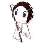 Product Funko Pop! Large Pin Star Wars Princess Leia thumbnail image