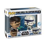 Product Funko Pop! Star Wars The Clone Wars Pong Krell vs Captain Rex 2-Pack thumbnail image