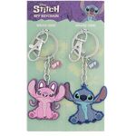Product Disney Stitch And Angel Duo Set Keychain thumbnail image