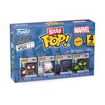 Product Φιγούρες Funko Bitty Pop! 4-Pack Marvel Spider-Man Miles Morales, Ghost-Spider, Spider-Man 2099 thumbnail image