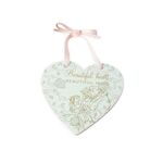 Product Disney Hanging Heart Plaque Beauty and the Beast thumbnail image