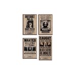 Product Harry Potter Wanted Set Of 4 Magnets thumbnail image
