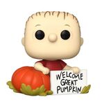 Product Funko Pop! Peanuts - Linus with Pumpkin  (It's the Great Pumpkin, Charlie Brown) thumbnail image