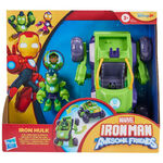 Product Μινι Φιγούρα Hasbro Marvel Iron Man And His Awesome Friends: Iron Hulk - 2 in 1 Mech Suit Figure & Vehicle (G1475) thumbnail image