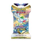 Product Pokemon TCG Sword & Shield 9 Brilliant Stars Sleeved Booster thumbnail image