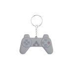 Product Playstation Grey Controller Rubber Keychain thumbnail image