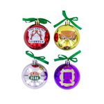 Product Set of 4 Friends Tree Decorations thumbnail image