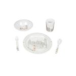 Product Disney Winnie The Pooh Christopher Robin 5 Piece Melamine Crockery Set Friends thumbnail image