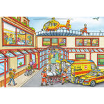 Product Puzzle 56215 Fire Brigade And Police 3x24 Pieces thumbnail image