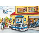 Product Puzzle 56215 Fire Brigade And Police 3x24 Pieces thumbnail image