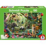 Product Παζλ 56485 Colourful Jungle Wildlife 100 Κομμάτια thumbnail image