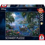Product Puzzle 57370 Kinkade Disney The Little Mermaid And Prince Eric 1000 Pieces thumbnail image