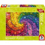 Product Puzzle 59744 Swirling Colours In Bloom 2000 Pieces thumbnail image