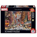 Product Puzzle 59959 Kinkade Marvel Deadpool, Snow Day 1000 Pieces thumbnail image