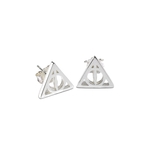 Product Harry Potter Deathly Hallows Sterling Silver Stud Earrings thumbnail image
