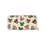 Product Loungefly Disney Mickey & Minnie Christmas Cookies Zip Around Wallet thumbnail image