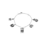 Product Disney Couture Nightmare Before Christmas Jack and Sally Spell Charm Bracelet thumbnail image