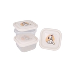 Product Disney 3 Pieces Set Square Snack  Containers thumbnail image