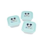 Product Disney Mickey Mouse 90yrs Food Container Squared Set of 3 thumbnail image