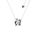 Product Disney Couture Nightmare Before Christmas Jack and Sally Love Story Necklace thumbnail image