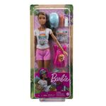 Product Mattel Barbie: You Can Be Anything - Hiker Paper Dark Skin Doll (HNC39) thumbnail image