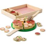 Product Melissa & Doug Pretend Play: Wood - Pizza Party Playset (6074863) thumbnail image