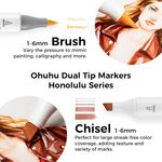 Product Ohuhu Markers Brush & Chisel 36 Skin Tone Markers thumbnail image